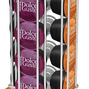 Find A Spare Rotating Coffee Holder 24 Capsules Stand Holder for Dolce Gusto Nescafe Coffee Machines