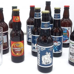 Llangollen Brewery All Beers | Mixed Case of Welsh Craft Beer & Lager - Plus a Llangollen Glass | 23 Bottles