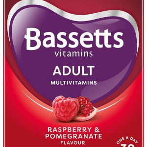 Bassetts Vitamins Adults Multivitamins Soft and Chewy Pastilles, Rasberry and Pomegranate, 30 each, 97.2g