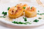 pan-fried scallops