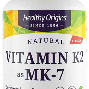 Healthy Origins - Vitamin K2 as MK-7 100 mcg | 180 Vegetarian Softgels | 6 Month Supply | Natural Supplement | Supports Bone and Cardiovascular Health |...