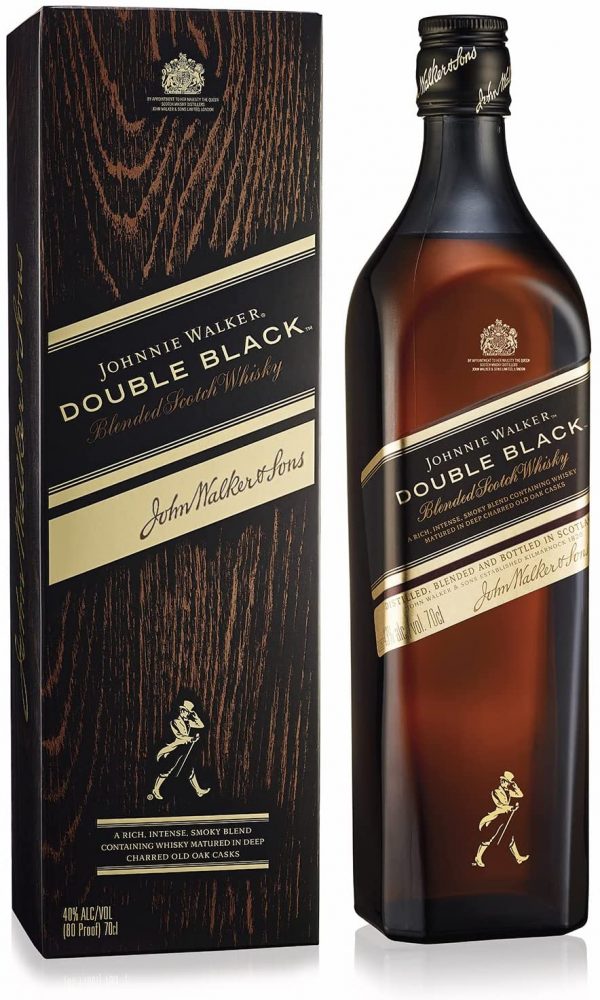 Johnnie Walker Double Black Label Blended Scotch Whisky 70cl