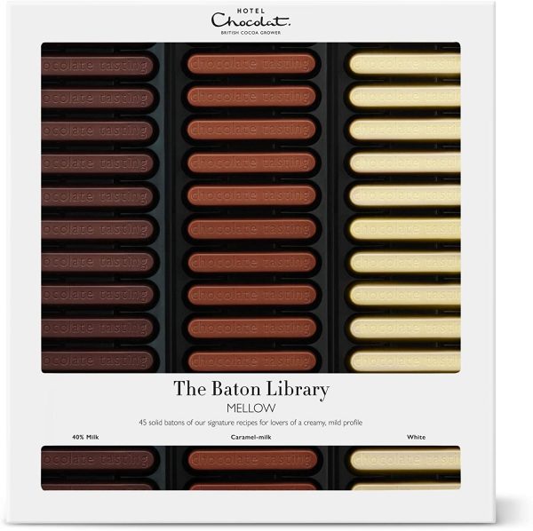 Hotel Chocolat Milk To White Chocolate Baton Library Chocolate Box