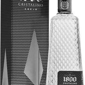 1800 Cristalino Anejo 100% Agave Tequila 70 cl in Gift Box