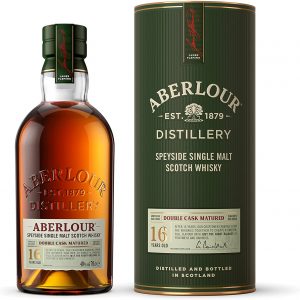 Aberlour 16 Years Single Malt Scotch Whisky (Double Cask Matured), 70cl with Gift Box