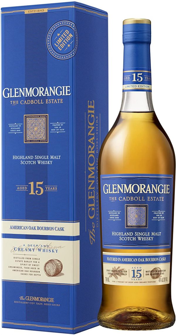 Glenmorangie The Cadboll Estate 15 Years Old, 70cl (Limited Edition)