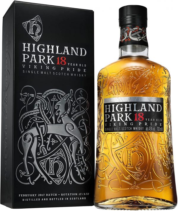 Highland Park 18 Year Old Single Malt Whisky, 70cl