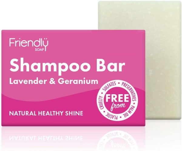Natural Shampoo Bar Lavender & Geranium, 95g