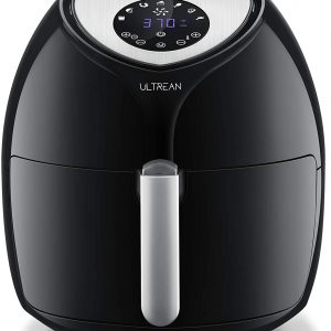 Ultrean 6 Quart Air Fryer, Large Family Size Electric Hot Air Fryer XL Oven Oilless Cooker with 7 Presets, LCD Digital Touch Screen and Nonstick Detachable...