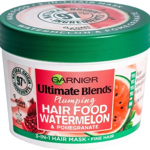 Garnier Ultimate Blends Plumping Hair Food Watermelon 3-In-1 Fine Hair Mask Treatment 390 ml