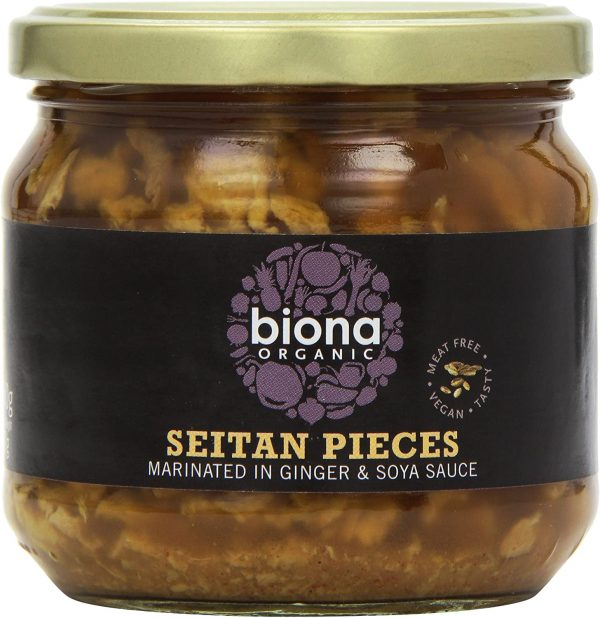 Biona Organic Seitan Pieces 350g (Pack of 6)