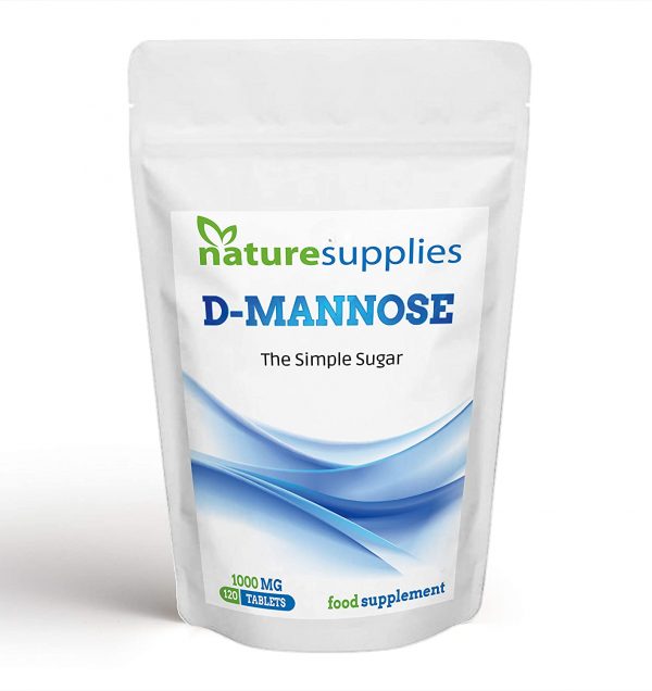 D-mannose 1000mg Tablets, 120 Pack - Vegan Friendly - Premium Coated High Strength Tablets Easy To Swallow, Natural Ingredients In Our Dmannose Supplements...