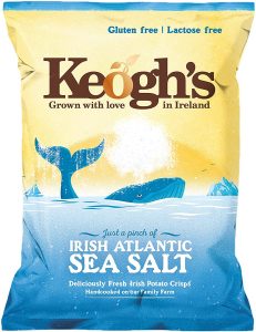 Keogh's Irish Atlantic Sea Salt Potato Crisps, 125g