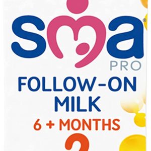 SMA Pro Follow-on Baby Milk, 6 months Plus , Ready to Drink Liquid Formula 200 ml (Pack of 12)