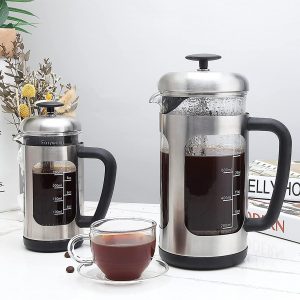 Easyworkz Stainless Steel French Press 1000ml Coffee Tea Maker with Soft Grip Handle
