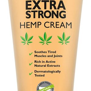Extra Strong Hemp Joint & Muscle Active Relief Cream- High Strength Hemp Oil Formula Rich in Natural Extracts by 5kind. Soothe Feet, Knees, Back,...