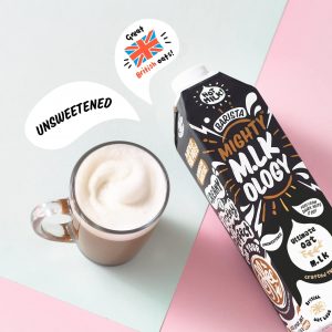 Mighty M.lkology Barista | Ultimate Oat Milk | Designed for Coffee & Tea (6x1L) | Vegan, Dairy Free, Milk Alternative | British Oats | No Concentrate |...