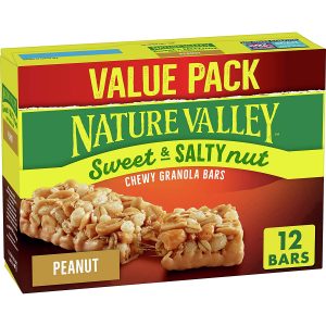 Nature Valley Granola Bars, Sweet and Salty Nut, Peanut, 14.8 oz, 12 ct