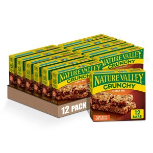 Nature Valley Peanut Butter Dark Chocolate Granola Bars, 8.94 oz (Pack of 12)