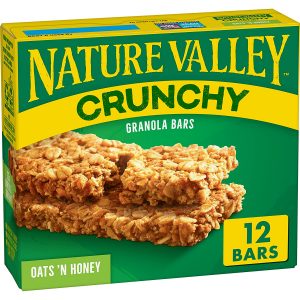 Nature Valley Crunchy Granola Bars, Oats 'N Honey, 8.94 oz, 6 ct, 12 bars (Pack of 12)