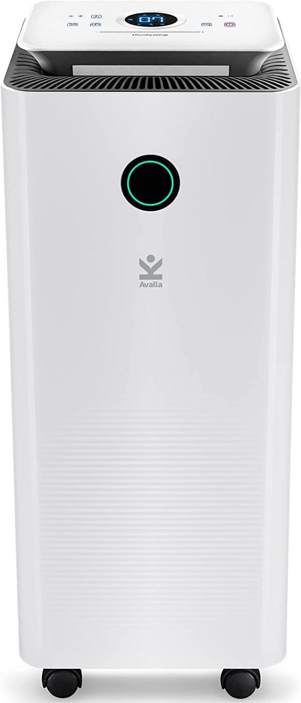 Avalla X-150 Smart Dehumidifier for Home & Office 16L, Aero-Dynamic™ 190m³/h Technology, Entire Home Coverage