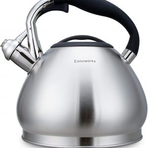 Easyworkz Whistling Stovetop 3.0l Tea Kettle Food Grade Stainless Steel Hot Water Tea Pot with Loud Whistle