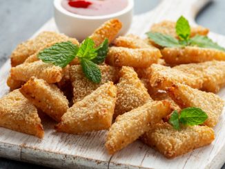 sesame prawn toasts