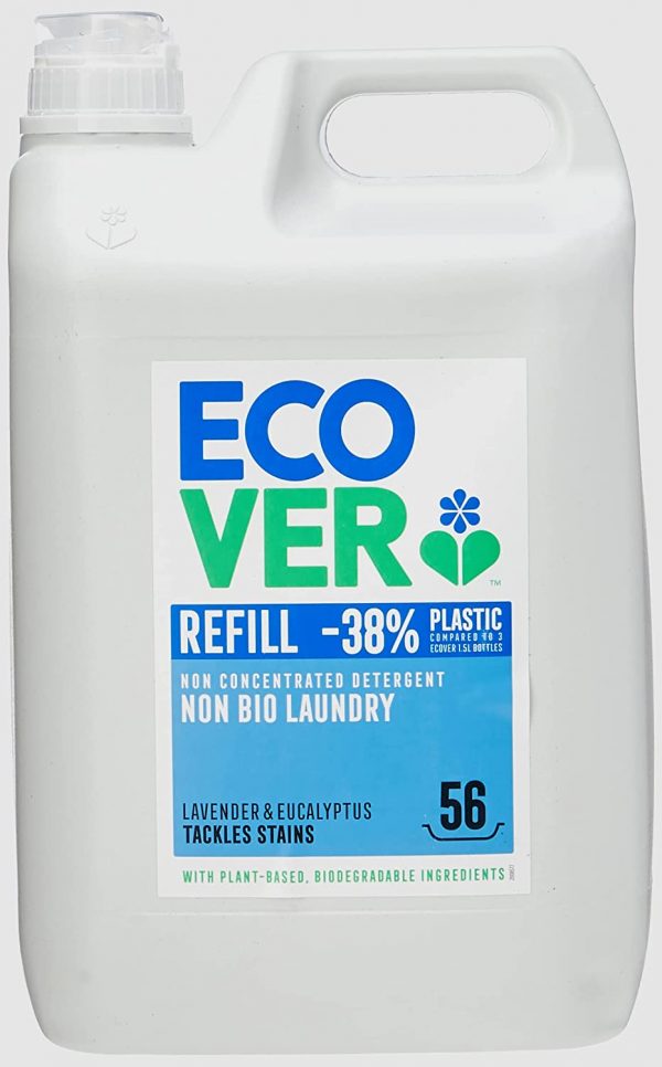 Ecover Non Bio Laundry Liquid Refill, 5 L