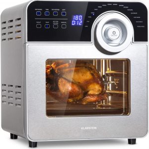 Klarstein AeroVital Cube Chef Hot Air Fryer - Air Fryers with 1700W, DuoHeating Technology, 14L, 16 Progs, Air Fryer Oven with Touchpad, Timedelay:10h,...