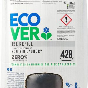 Ecover Non Bio Zero Laundry Liquid Refill, 428 Wash