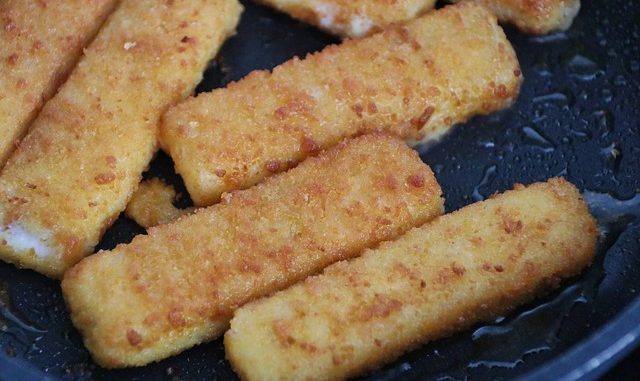 fish fingers - an example of batter and breading to protect fish and generate flavour/texture.