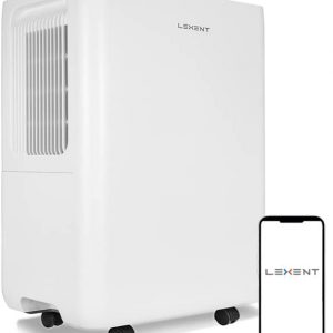 LEXENT MEVAGISSEY 24L UVC Air Purifying Dehumidifier, Low Energy, Prevents Condensation, Damp & Mould. Reduces Allergens, Odours and Gases, Effectively...