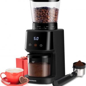 SHARDOR Conical Burr Coffee Grinder Electric, 31 Precise Grind Settings Coffee Bean Grinder for Espresso/Drip/Pour Over/Cold Brew/French Press, LCD Screen...