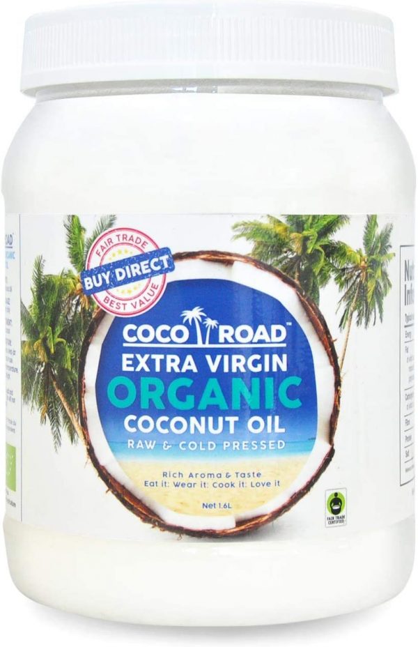 Coco Road Organic & Fair Trade Virgin Coconut Oil (500ml) (1.6L PET Jar)