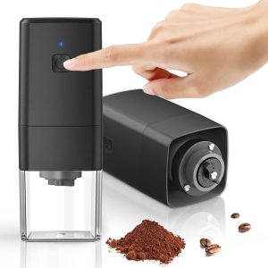 YLTIANDI Portable Burr Coffee Grinders, Small Electric Coffee Bean Grinder, 1300mAh Rechargeable Espresso Grinder with Multi Grind Setting, Conical Burr...