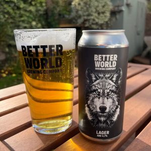 Better World Brewing - WolfCan Helles Lager Gift Set - 8 x 440ml, 4.7% ABV - Vegan Friendly - The Perfect Craft Beer Gifts for Men or Women - Delicious...