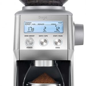 Sage BCG820BSSUK the Smart Grinder Pro Coffee Grinder - Silver