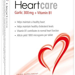 Kwai Heartcare | Garlic capsules odourless high strength plus Vitamin B1 I Contributes to normal heart function | Helps maintain healthy cholesterol levels...