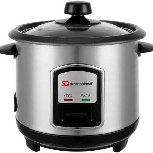 SQ Professional Lustro Rice Cooker Electric with Automatic Cooking, Warmer Function Cook Healthy Rice with Removable Non-Stick Bowl, Measuring Cup &...
