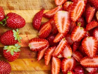 Strawberries. Fruits are a good source for removal of anthocyanins in preparing decolourized fruit juices.