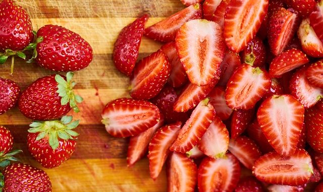 Strawberries. Fruits are a good source for removal of anthocyanins in preparing decolourized fruit juices.