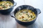 Tuscan Sausage and Kale soup (Zuppa Toscana) in a bowl.