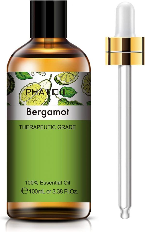 PHATOIL Bergamot Essential Oils for Aromatherapy, Essential Oils for Diffusers for Home, 100% Pure Natural Premium Quality Bergamot Oil, Perfect for...