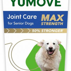 YuMOVE Senior MAX Strength | Maximum Strength Joint Supplement for Older, Stiff Dogs with Glucosamine, Chondroitin, Green Lipped Mussel | Aged 9+ | 120 Tablets