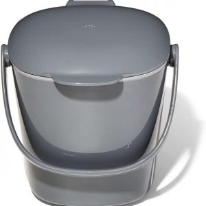 OXO Good Grips Easy-Clean Compost Bin - Charcoal - 2.83 Litre