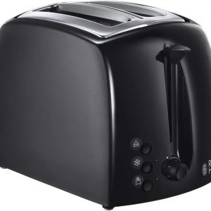 Russell Hobbs 21641 Textures 2-Slice Toaster, 700 - 850 W, Black