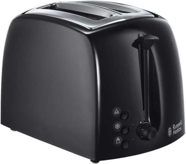 Russell Hobbs 21641 Textures 2-Slice Toaster, 700 - 850 W, Black