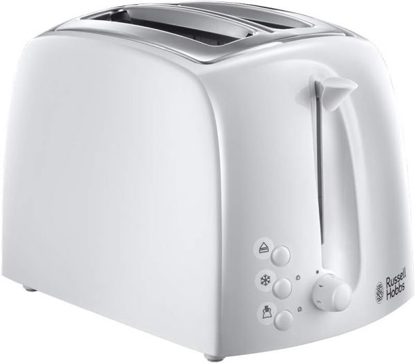 Russell Hobbs 21640 Textures 2-Slice Toaster, White