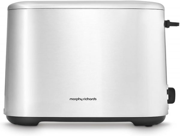 Morphy Richards 222067 Brushed Equip 2 Slice Stainless Steel Toaster, 800 W, Brushed