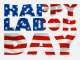 labor day on American flag